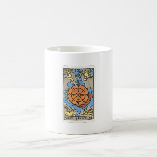 Tarot Rad des Schicksals Wheel of Fortune Kaffeetasse