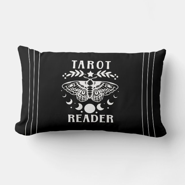 Tarot Reader Moon Phase Galaxy Stars Kissen Kissen (Vorderseite)