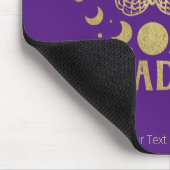 Tarot Reader Moon Phase Moth Stars Mouse Pad Mousepad (Ecke)