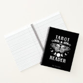 Tarot Reader Moon Phase Moth Stars Notebook Notizblock (Innenseite)