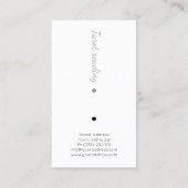 Tarot Reader Psychische Mittelenergie Heilung Visitenkarte (Rückseite)