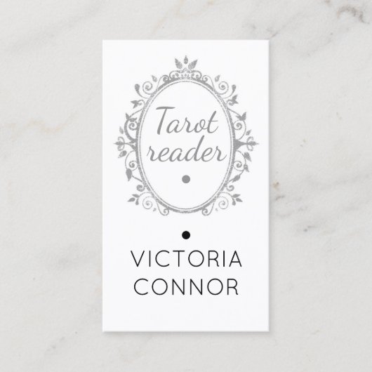 Tarot Reader Psychische Mittelenergie Heilung Visitenkarte (Vorderseite)