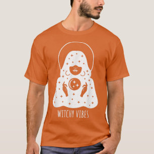 Tarot Reader Witchy Vibes Spooky Halloween Graphic T-Shirt