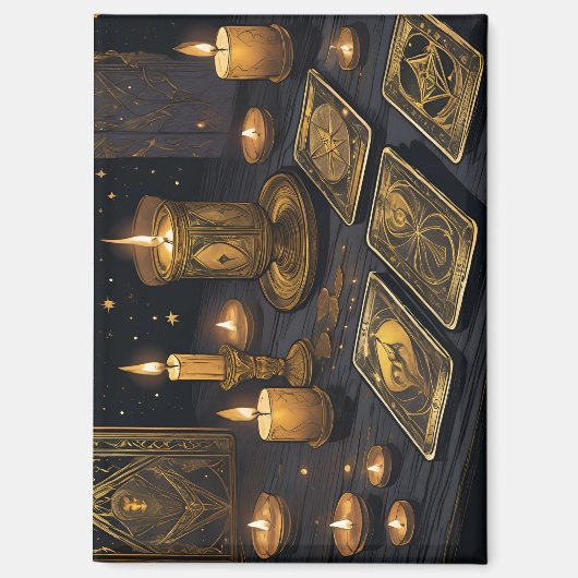 Tarot Reading-Design Magnet (Vorderseite)