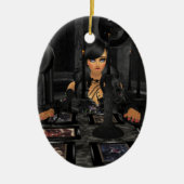 Tarot Reading Oval Ornament (Vorne)