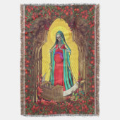 Tarot Sankt Muerte - heiliger Tod Decke (Vorderseite Vertikal)