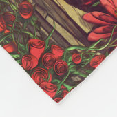 Tarot Sankt Muerte - heiliger Tod Fleecedecke (Ecke)