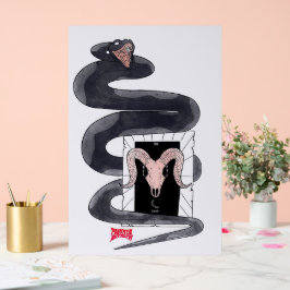 Tarot Schlange Print Acrylschild