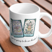 Tarot Schwangerschaft Baby Girl Reveal für Familie Kaffeetasse