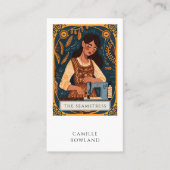 Tarot Seamstress Business Card Visitenkarte (Vorderseite)