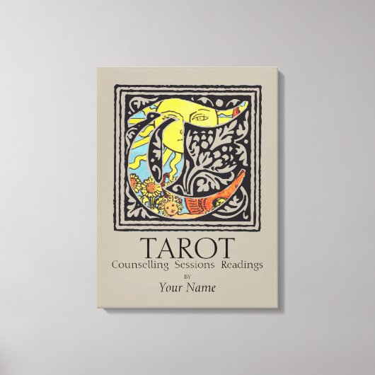 TAROT Sessions, Beratung, - gepanzerte Canvas Leinwanddruck (Vorderseite)