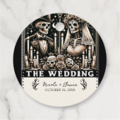 TAROT-Skelette Geschenkanhänger (Rückseite)