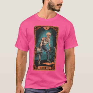 Tarot-Skelettkarte-Totlast-Kraftdrehen Gewichte st T-Shirt