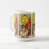 Tarot Sun Card Kaffeetasse (Vorderseite Links)