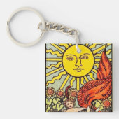 Tarot Sun Card Schlüsselanhänger (Vorderseite)