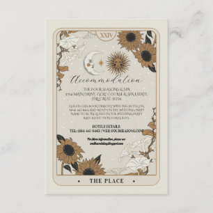 Tarot Sun Moon - Hochzeitkarten Begleitkarte