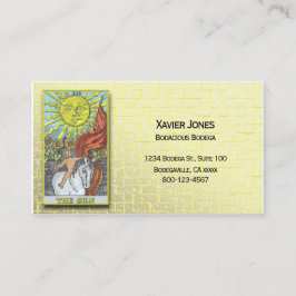 Tarot Sun personalisierte Visitenkarte