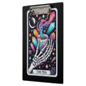 Tarot-Tee-Karte | Skeletthand Klemmbrett (Links)