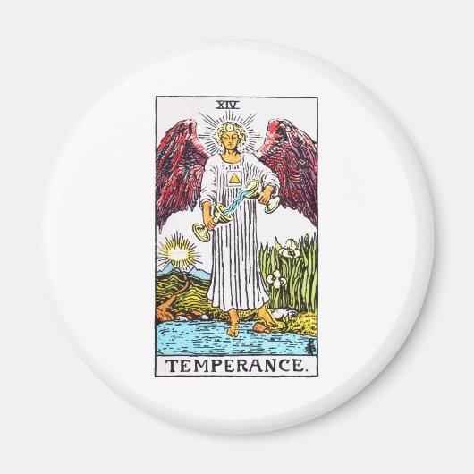 Tarot-Temperanz Magnet (Vorne)