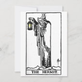 Tarot: The Hermit Notecards Mitteilungskarte (Vorderseite)