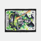 Tarot The Stirrer Funny Halloween Tarot Card Fleecedecke (Vorderseite (Horizontal))