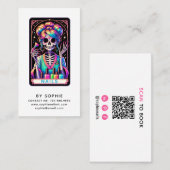 Tarot Theme Nail Tech Nail Art Business Card Visitenkarte (Vorne/Hinten)