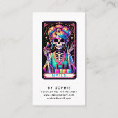 Tarot Theme Nail Tech Nail Art Business Card Visitenkarte (Vorderseite)