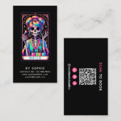 Tarot Theme Nail Tech Nail Art Business Card Visitenkarte (Vorne/Hinten)