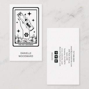 Tarot-Tierfriseur Visitenkarte
