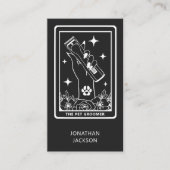 Tarot-Tierpfleger Visitenkarte (Vorderseite)