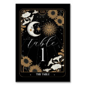 Tarot-Tischnummern Hochzeiten von Sun Moon-Aligned Tischnummer (Vorderseite)