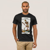 Tarot-Todeskarte dunkle T T-Shirt (Vorne ganz)