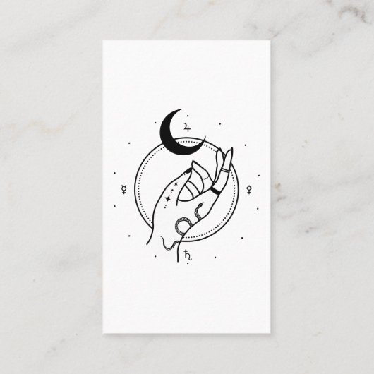 Tarot Visitenkarte (Rückseite)