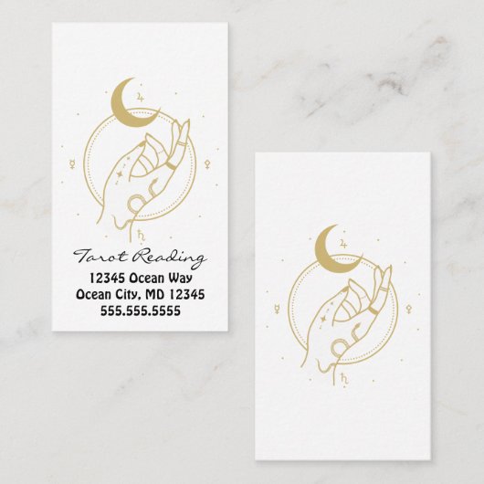 Tarot Visitenkarte (Vorne/Hinten)