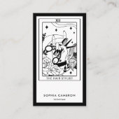 Tarot-Visitenkarte Visitenkarte (Vorderseite)