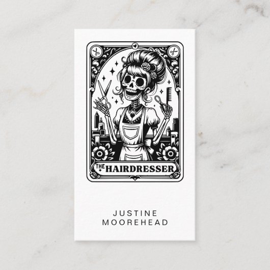 Tarot-Visitenkarte Visitenkarte (Vorderseite)