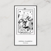 Tarot-Visitenkarte Visitenkarte (Vorderseite)