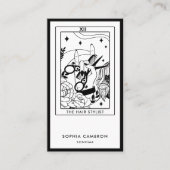 Tarot-Visitenkarte Visitenkarte (Vorderseite)