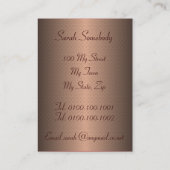 Tarot-Visitenkarten - das Rad des Vermögens Visitenkarte (Rückseite)