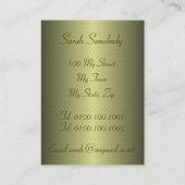 Tarot-Visitenkarten - der Mond Visitenkarte (Rückseite)