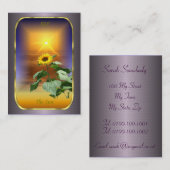 Tarot-Visitenkarten - der Sun Visitenkarte (Vorne/Hinten)