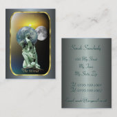 Tarot-Visitenkarten - die Welt Visitenkarte (Vorne/Hinten)