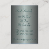 Tarot-Visitenkarten - die Welt Visitenkarte (Rückseite)