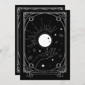 Tarot-Vorhersagen und Ratgeber-Karte Hinweiskarte (Vorne/Hinten)