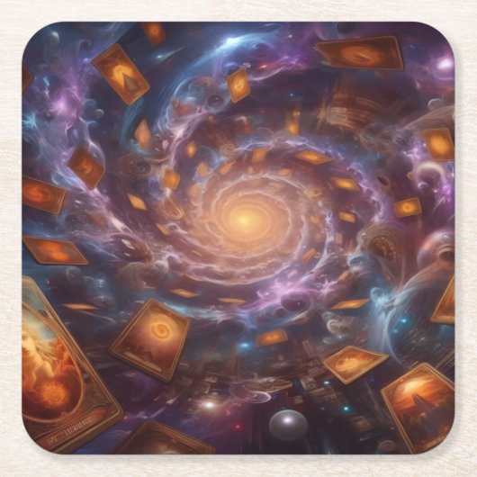 Tarot Vortex Untersetzer (Vorderseite)