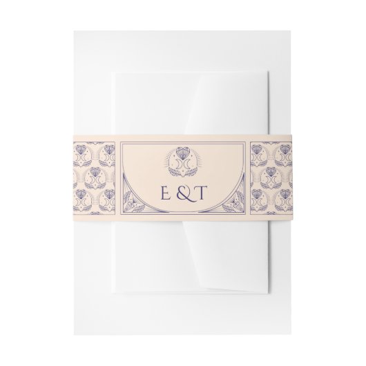 Tarot Wedding Mystic Heart Cutlery Band Blume (Vorderseite Beispiel)