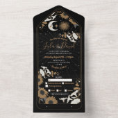 Tarot Wedding & UAWG Sun Moon Aligned Einladung (Innen Boden)