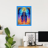 Tarotkarte Der Magier Poster (Heimbüro)