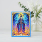 Tarotkarte Der Magier Postkarte (Stehend Vorderseite)