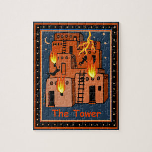 TAROTKARTE - DER TURM PUZZLE